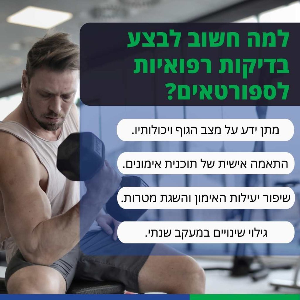 ספורטאי מתאמן בחדר כושר, מרים משקולות כבדות ומבצע פעילות גופנית תוך שמירה על שגרת אימונים נכונה.